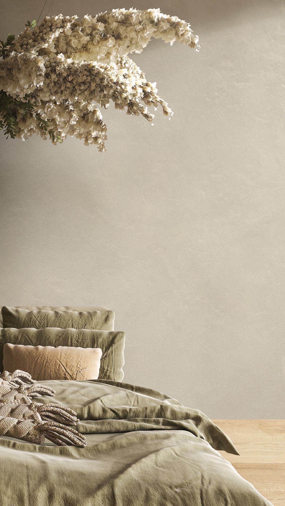 Carrelage Porcelaine Effet Ciment Couleur Blanc 60X120 - Empe595