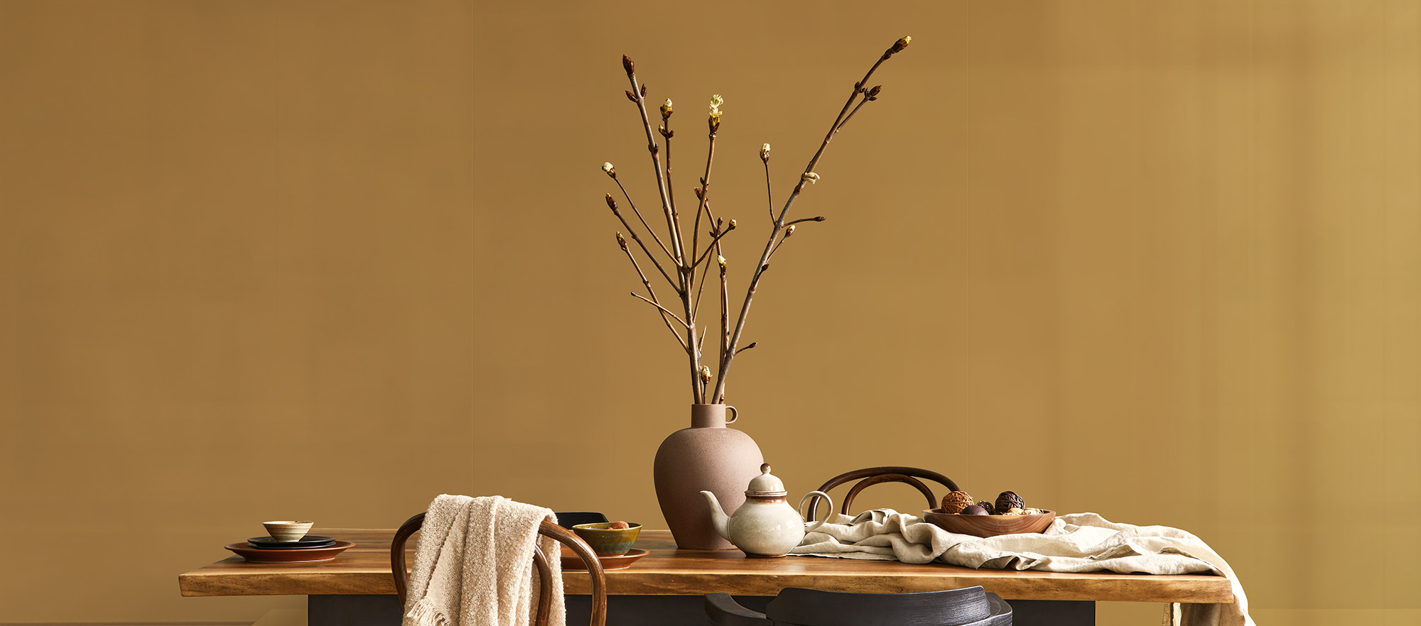 Carreau de porcelaine effet béton de couleur jaune 60X120 - Emrl603