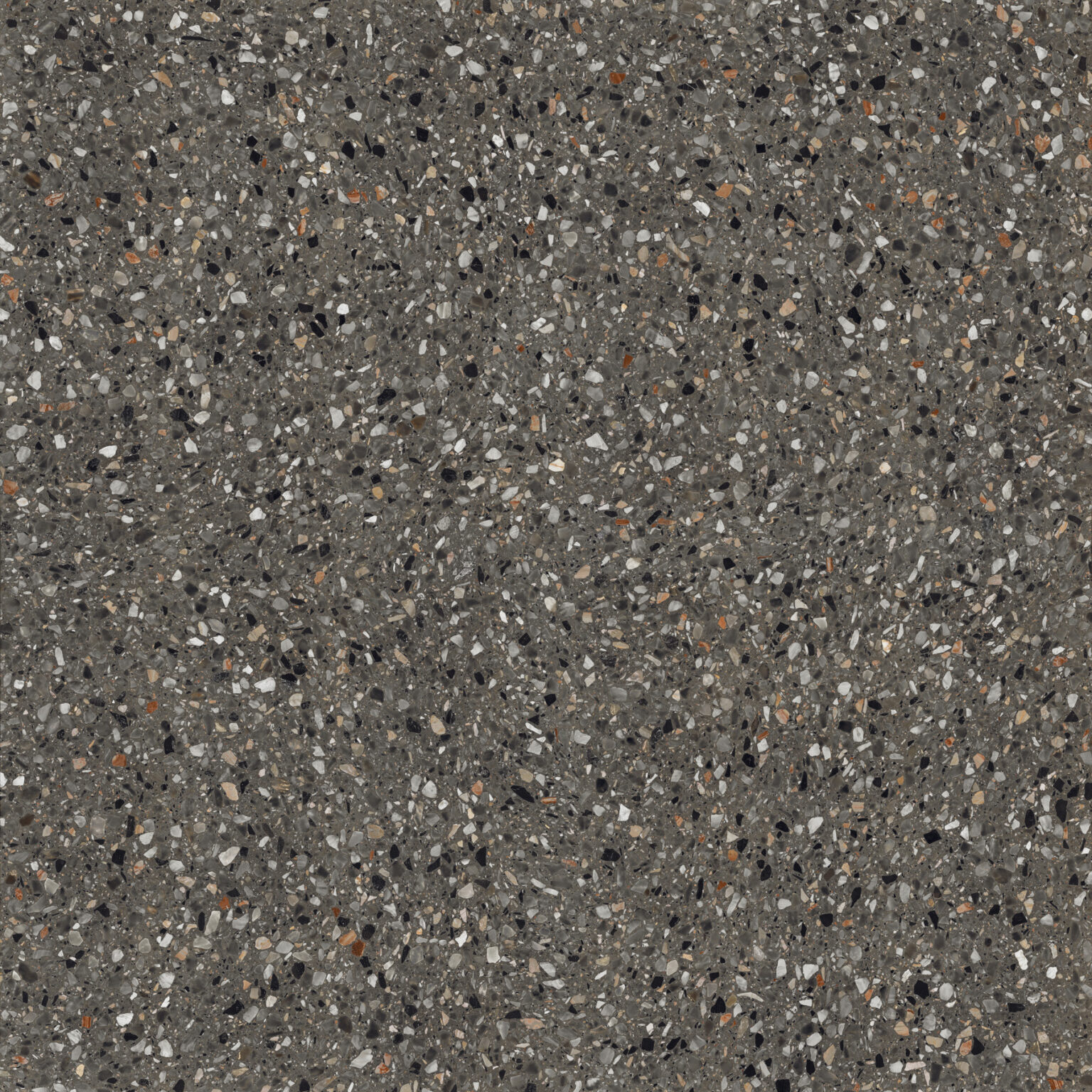 Carrelage Porcelaine Effet Pierre Terrazzo Gris 20mm R11 80X80 - Emya1137