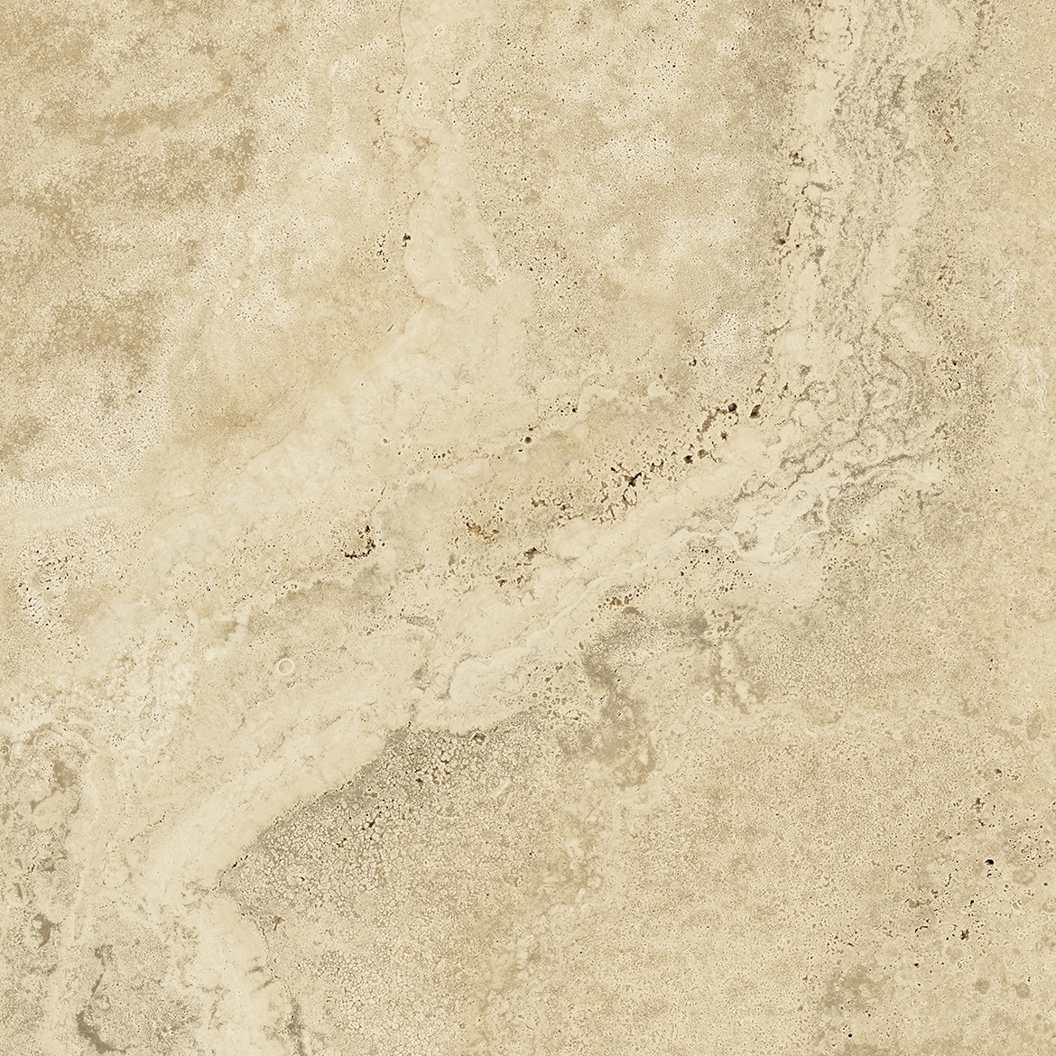 Carrelage Porcelaine Effet Marbre Travertin Beige Doux Antidérapant 60X60 - Ensa148