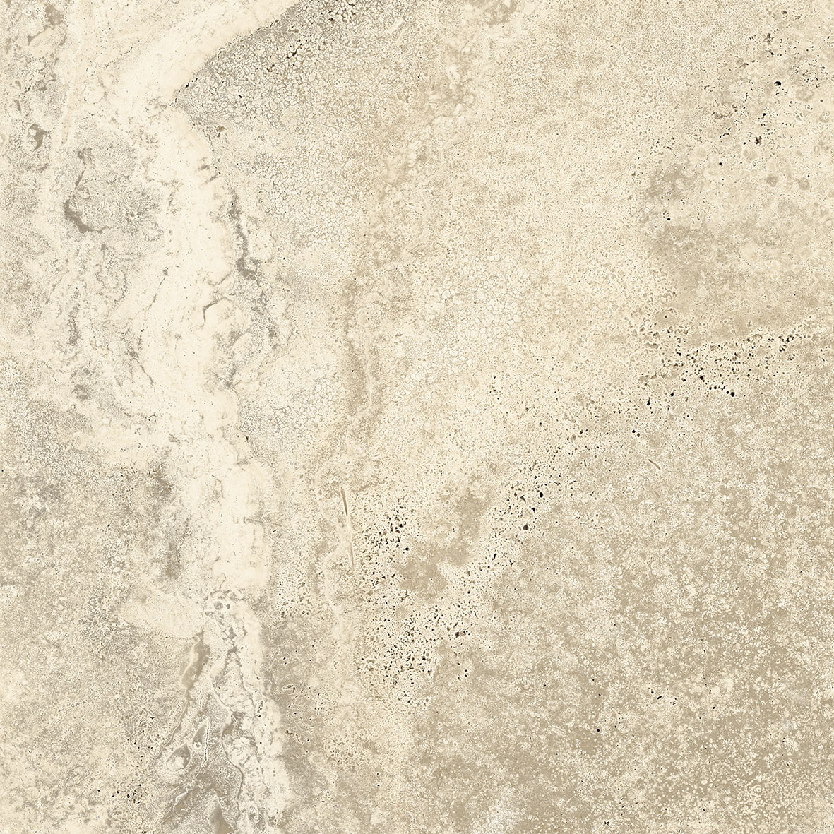 Carrelage Porcelaine Effet Marbre Travertin Soft Ivoire Antidérapant 60X60 - Ensc147