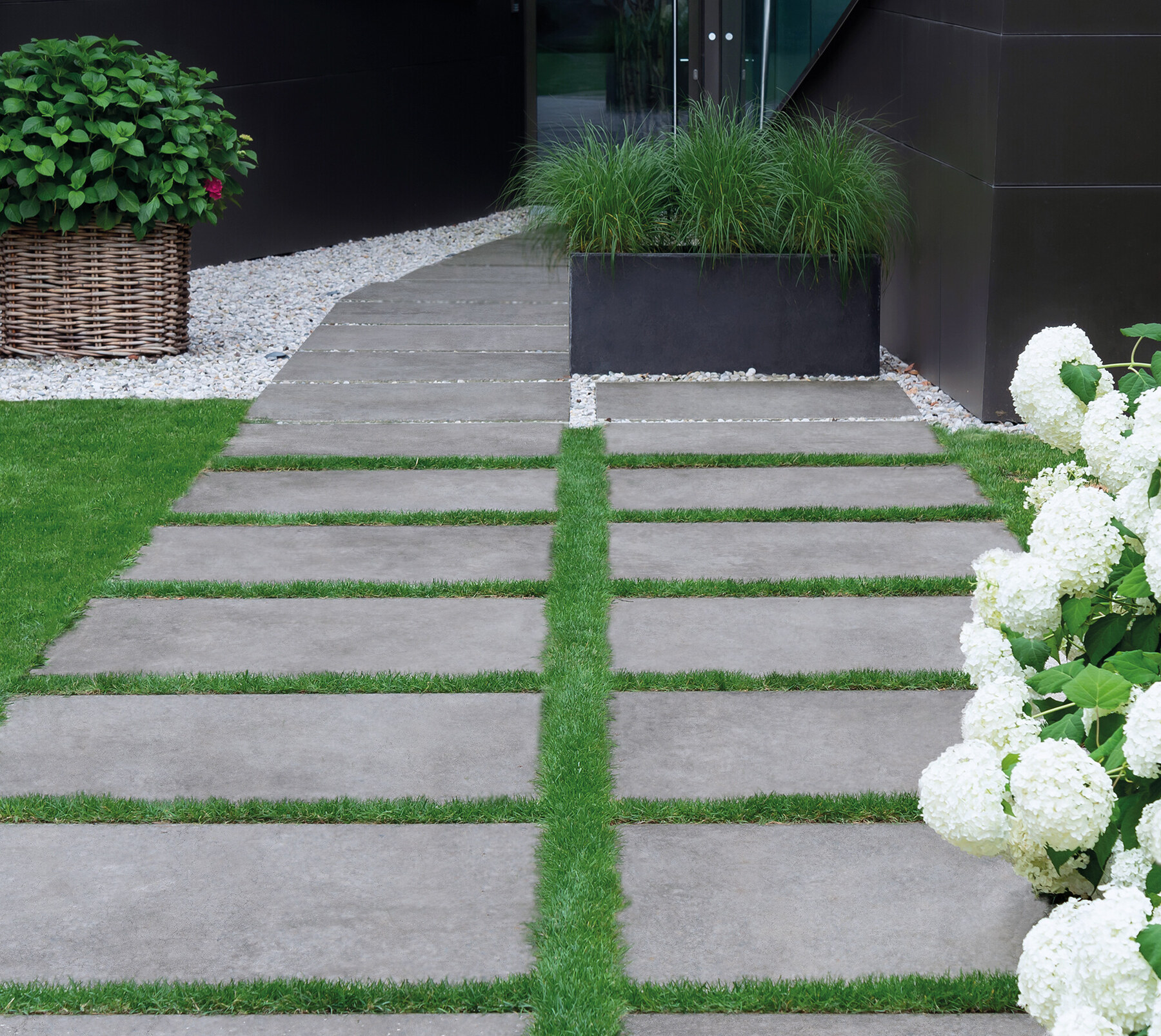 Carrelage Porcelaine Effet Béton Ciré Antidérapant Gris Foncé 60X120 - Epsr655