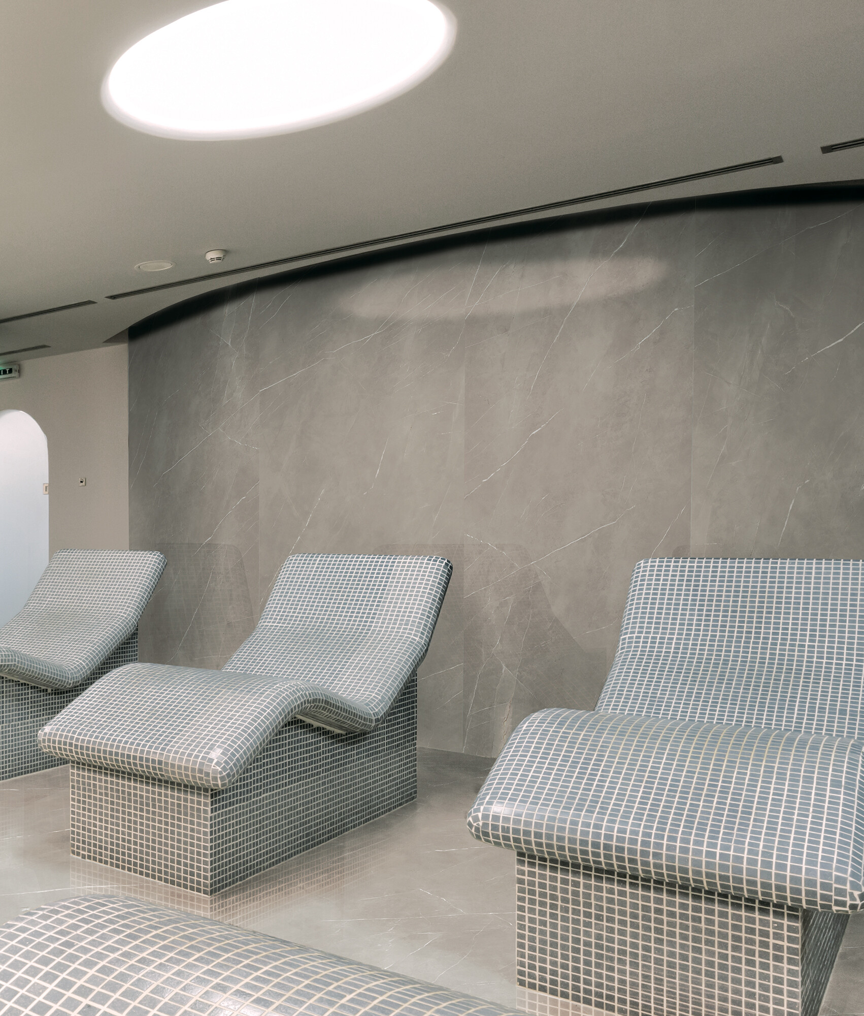 Carrelage Porcelaine Effet Marbre Royal Gris Poli 120X120 - Epyf919