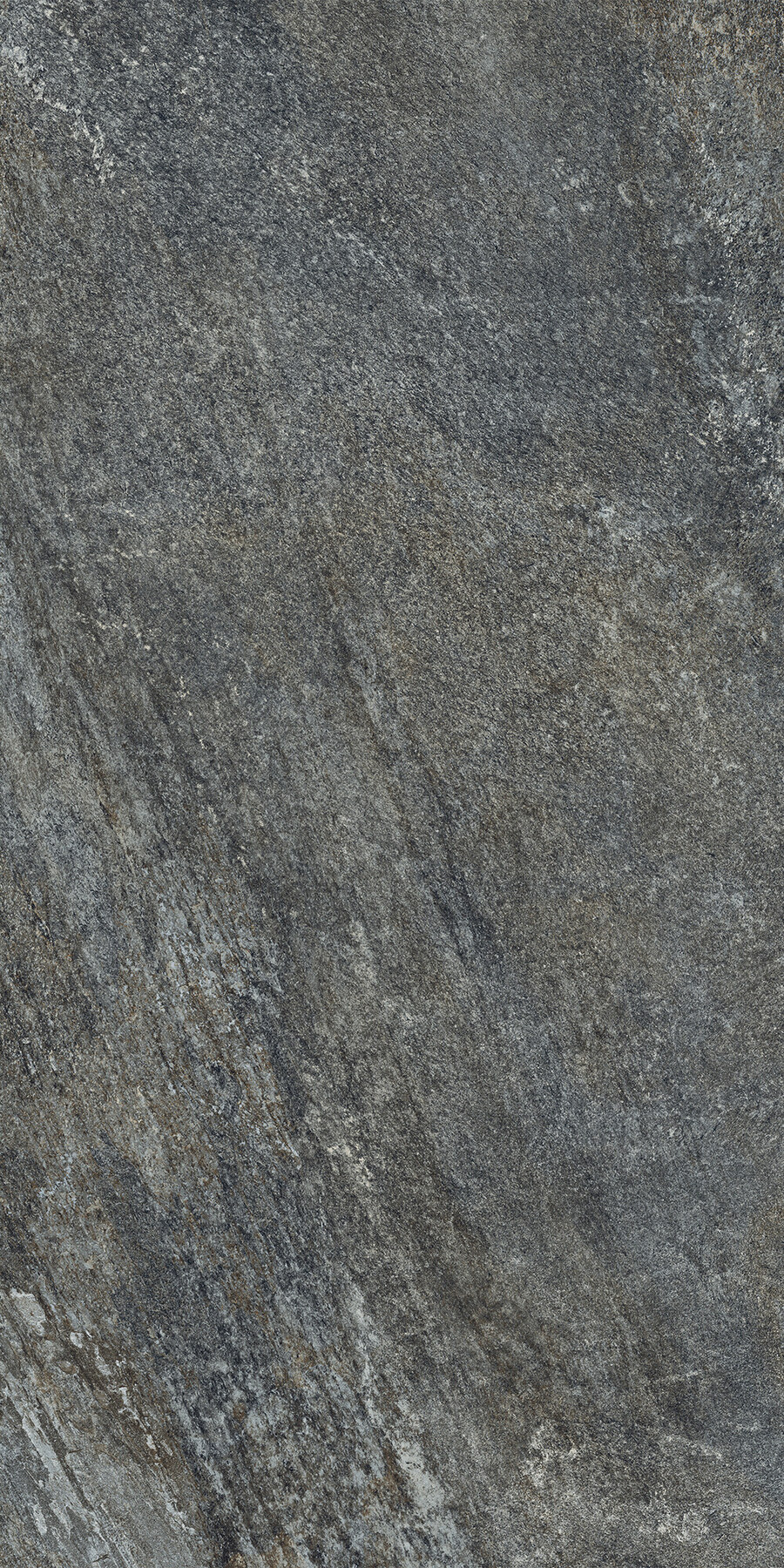 Carrelage Porcelaine Effet Pierre Gris Foncé 20mm R11 60X120 - Erea1207