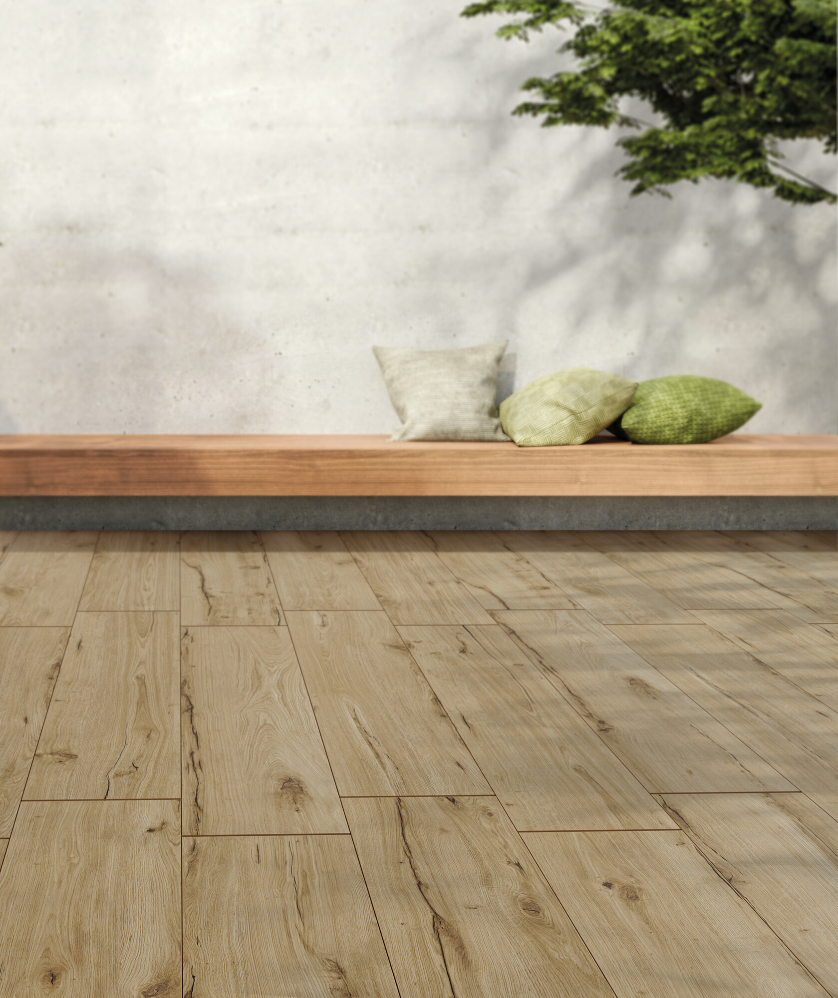 Carrelage Porcelaine Effet Bois Antique Miel Mat 20X120 - Errh292