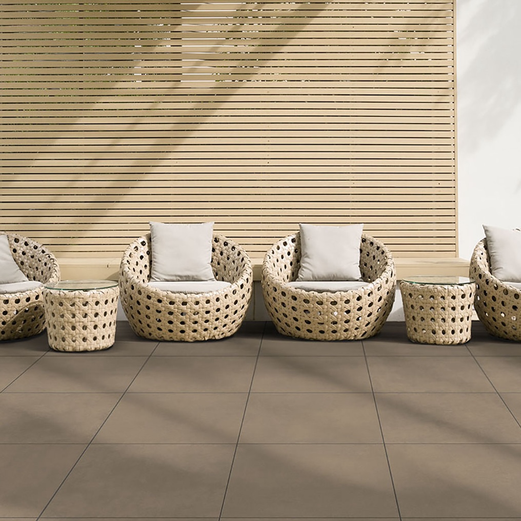 Carrelage Porcelaine Effet Résine Spatule Marron Antidérapant 30X60 - Esce733