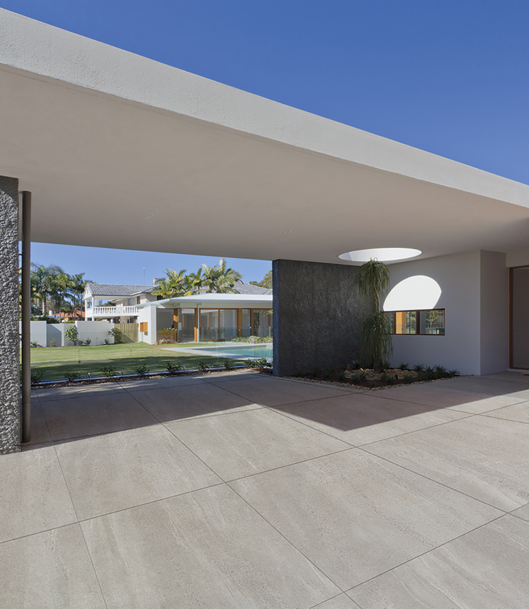 Carrelage Cérame Effet Pierre Raffiné Gris Foncé Antidérapant 60X120 - Esli1242