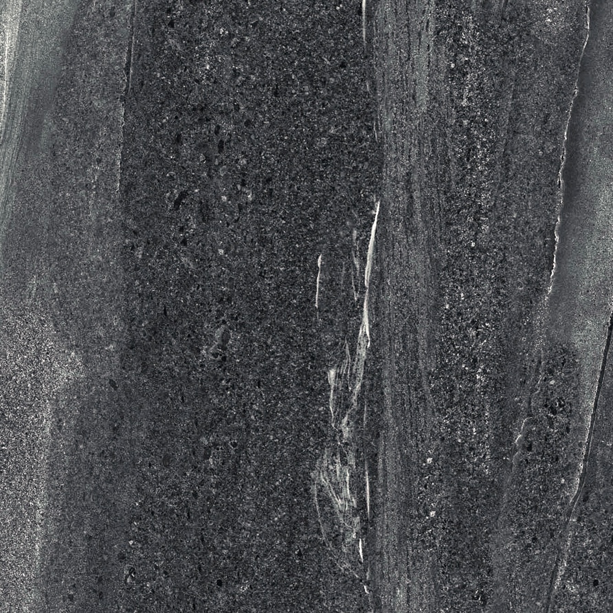 Carrelage Porcelaine Antidérapant Noir Effet Pierre Raffinée 60X120 - Esna1246
