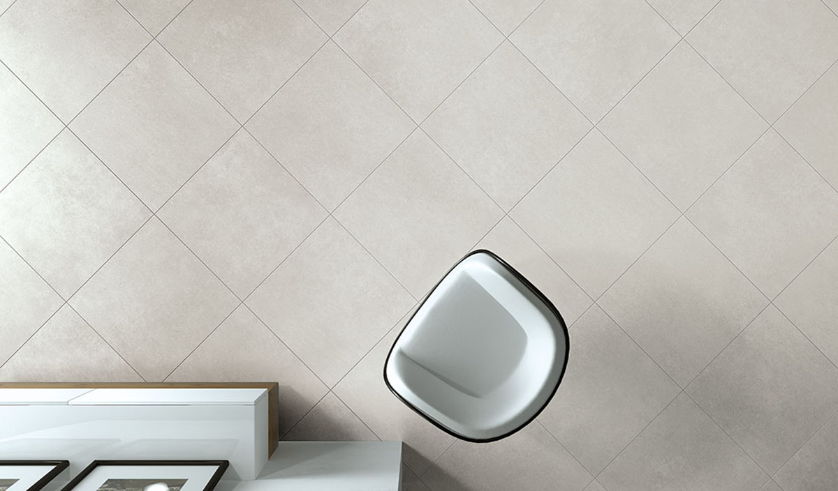 Carrelage Porcelaine Effet Résine Spatulé Gris Clair 60X60 - Esna722