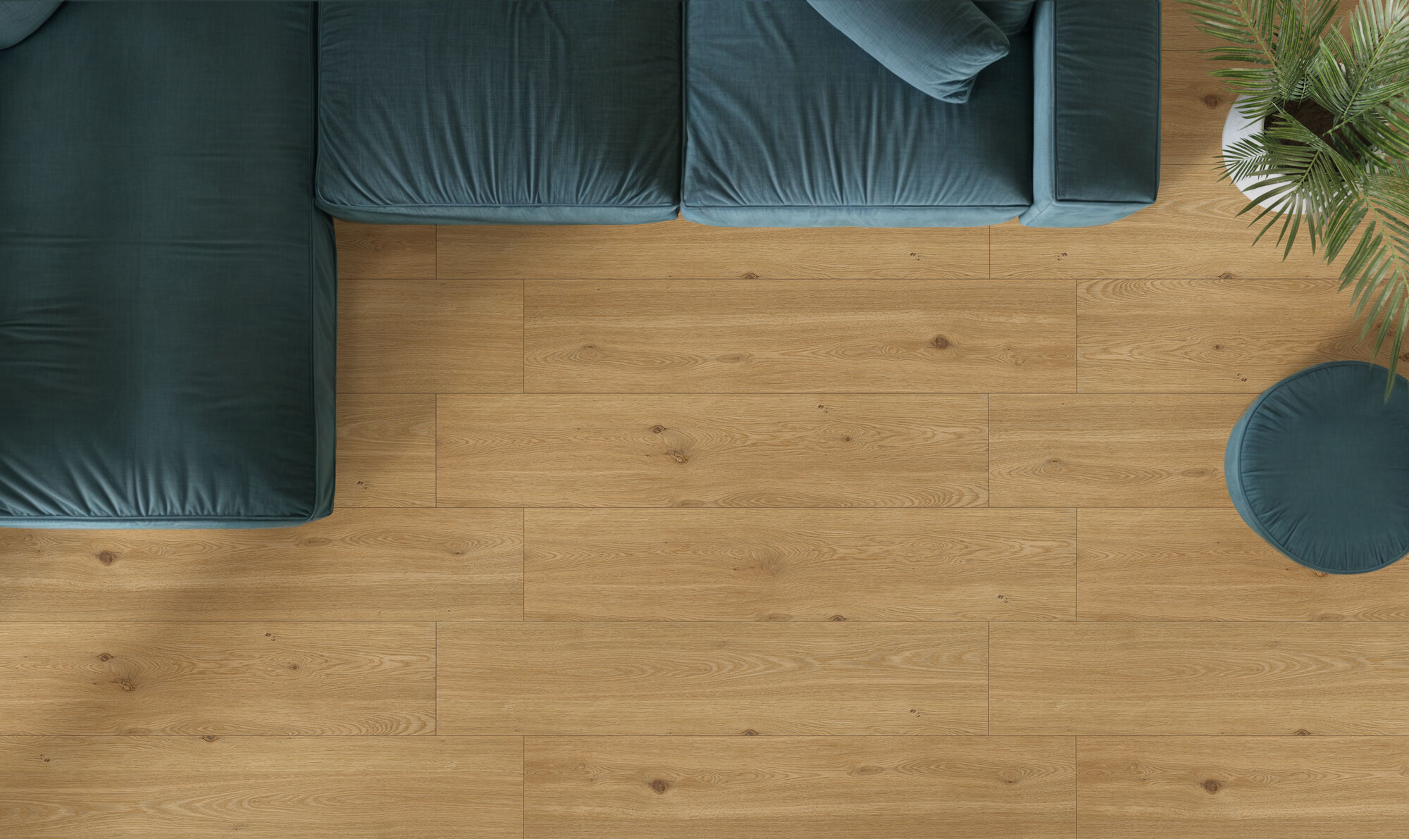 Carrelage en porcelaine effet bois élégant et moderne Matt Caramel Rt 30x120 - EWCL1677