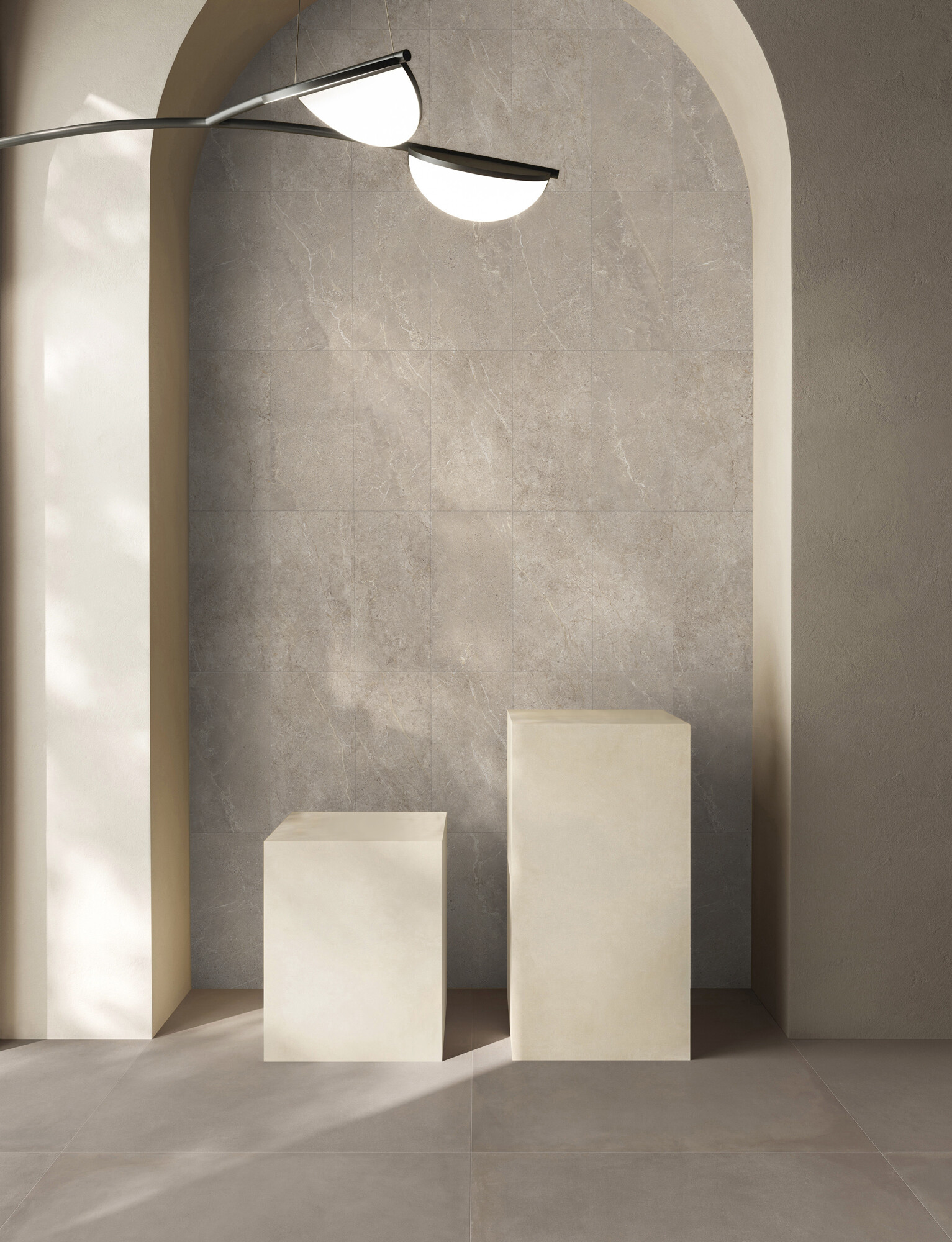 Carrelage Porcelaine Effet Pierre Veiné Beige 80X160 - Ewds1307