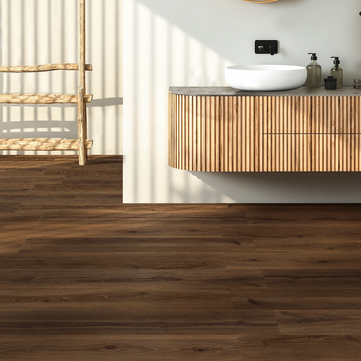 Carrelage Porcelaine Effet Bois Marron 20X120 - Ewkc1452