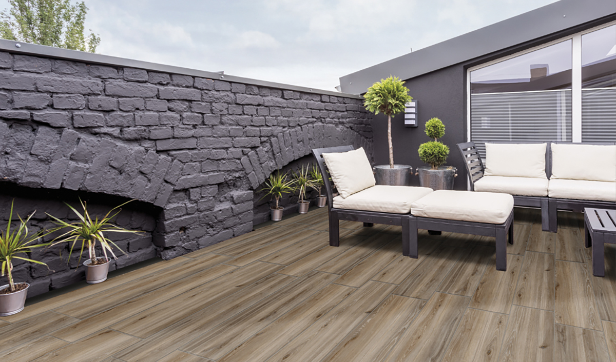 Carrelage Grès cérame Antidérapant Effet Bois Torotra 20X120 - Ewke1451