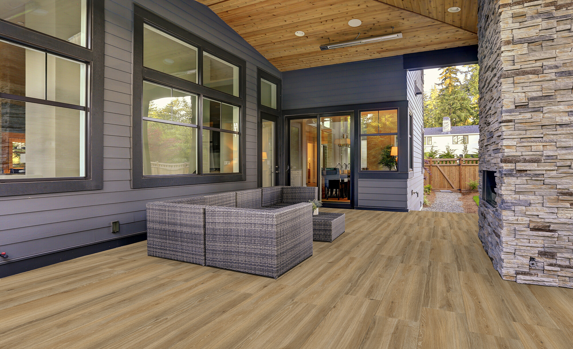 Carrelage Antidérapant Effet Bois Miel 20X120 - Ewko1449