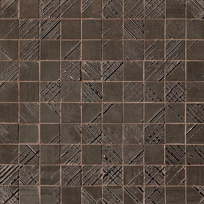 Mosaic Fap Bloom Metal Brown Gold 30.5X30.5 - fOY1