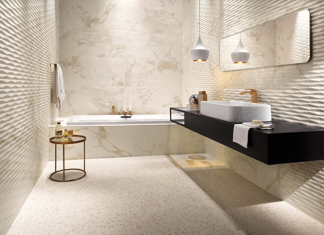 Fap Roma Fold Calacatta 3D 25x75 - fRHG