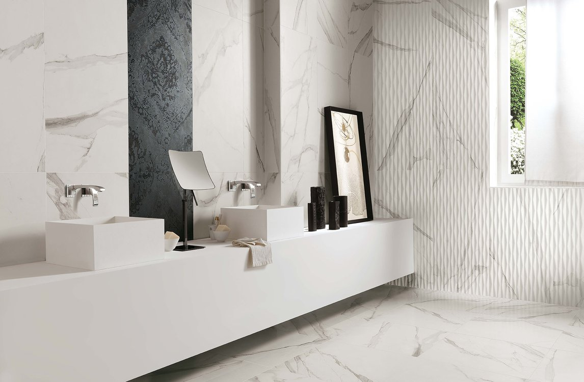 Fap Roma Fold Statuario 3D 25x75 - fRHH