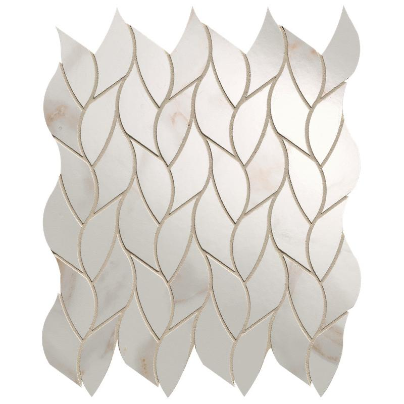 Mosaic Fap Roma Gold Calacatta Oro Leaves Lux 25.9X30.9 - fQMQ