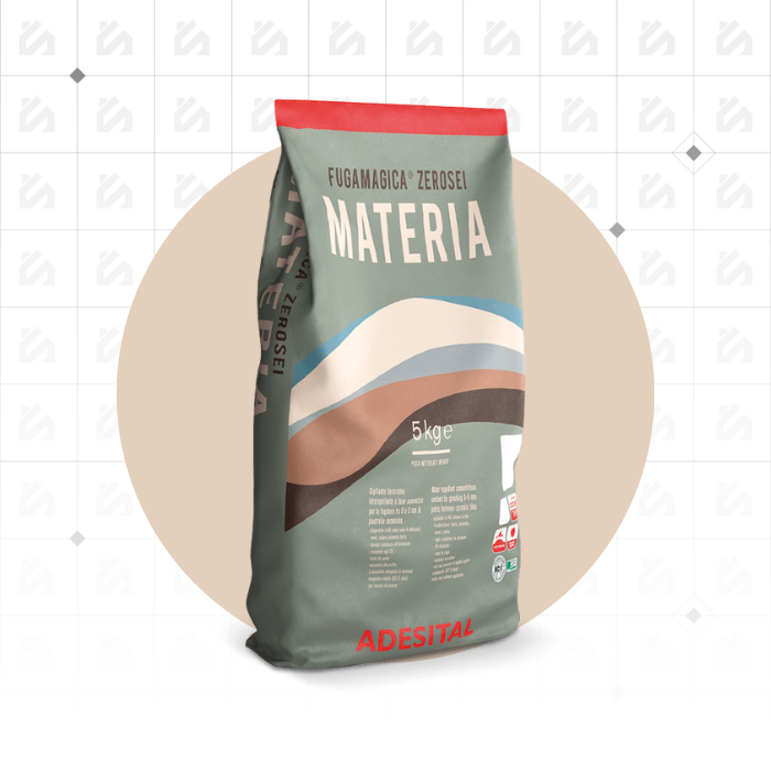 Adesital Fugamagica Zerosei Materia BETULLA 5kg - Coulis pour Joints