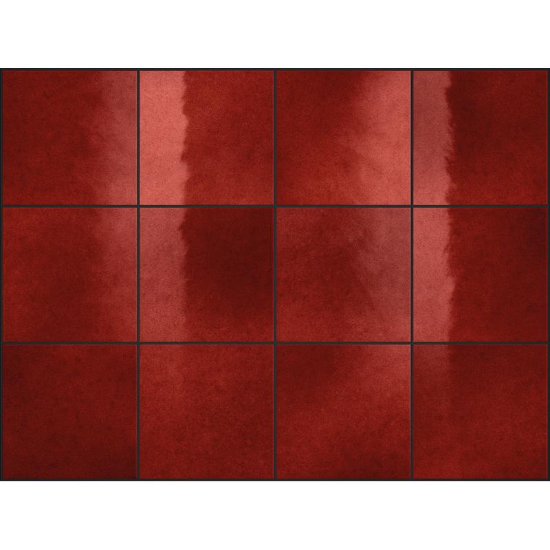 Mosaic Vogue Riflessi Rubino Rete 10x10 (30x40) - 00RLAR11